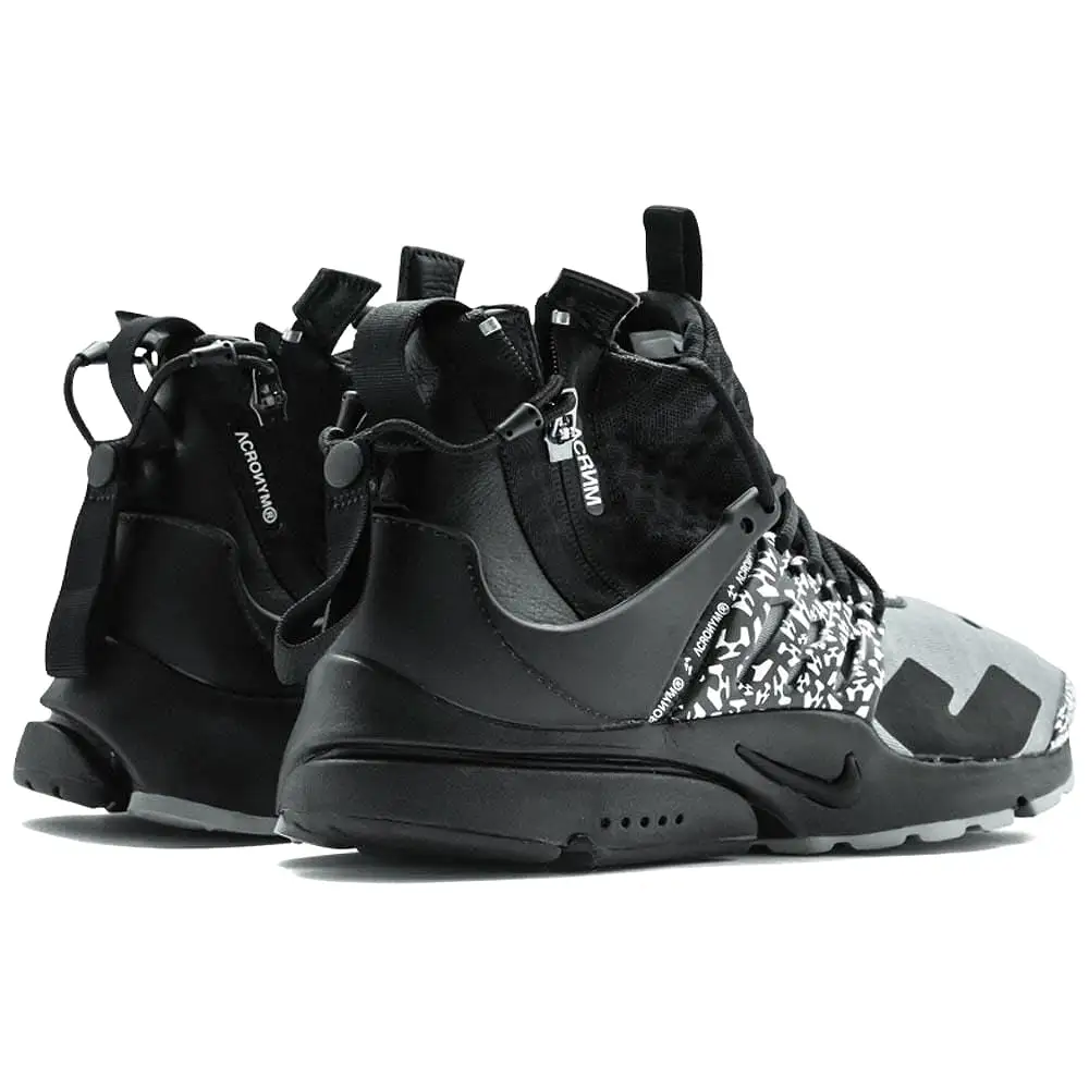 ACRONYM x Nike Air Presto Mid Grey Black