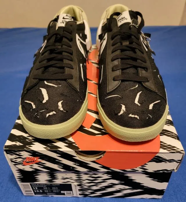 Acronym x nike blazer low black