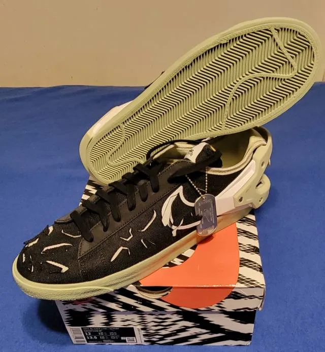 Acronym x nike blazer low black