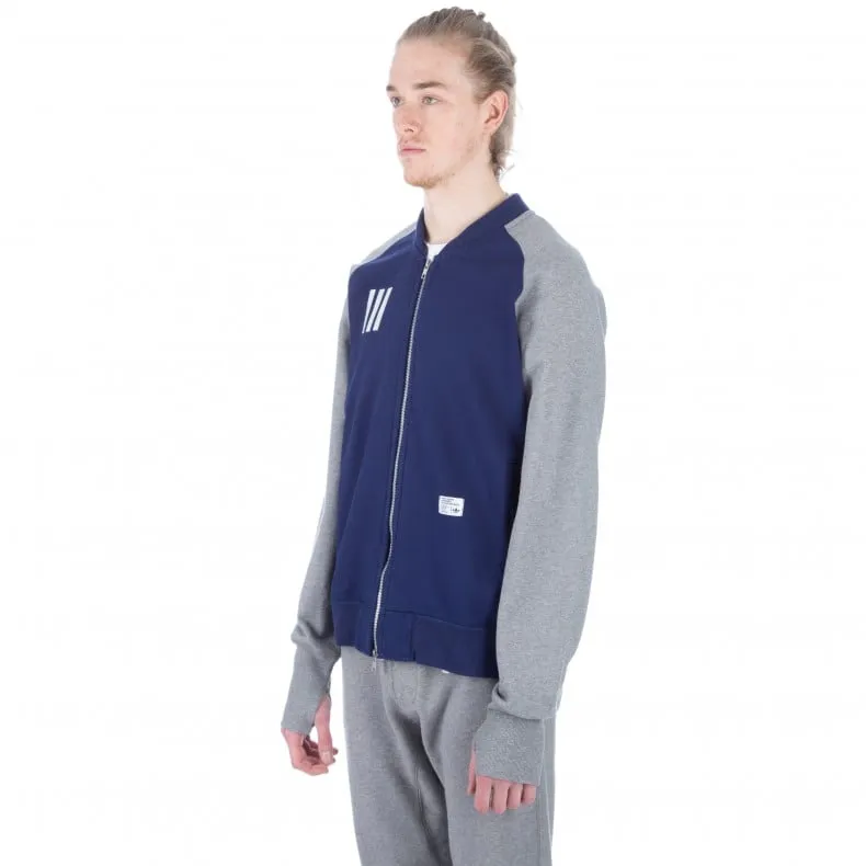 adidas Originals x Bedwin & The Heartbreakers Sweat Track Top (Dark Blue/Core Heather)