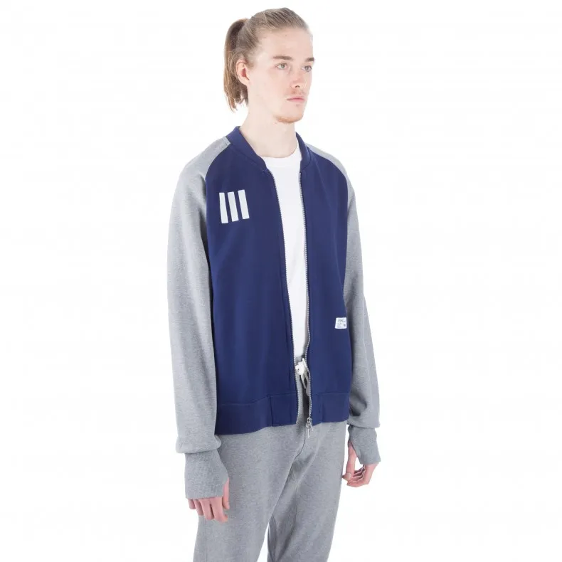 adidas Originals x Bedwin & The Heartbreakers Sweat Track Top (Dark Blue/Core Heather)