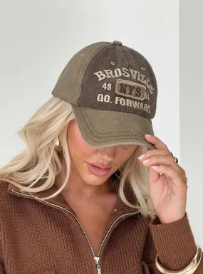 Adios Dad Cap Brown