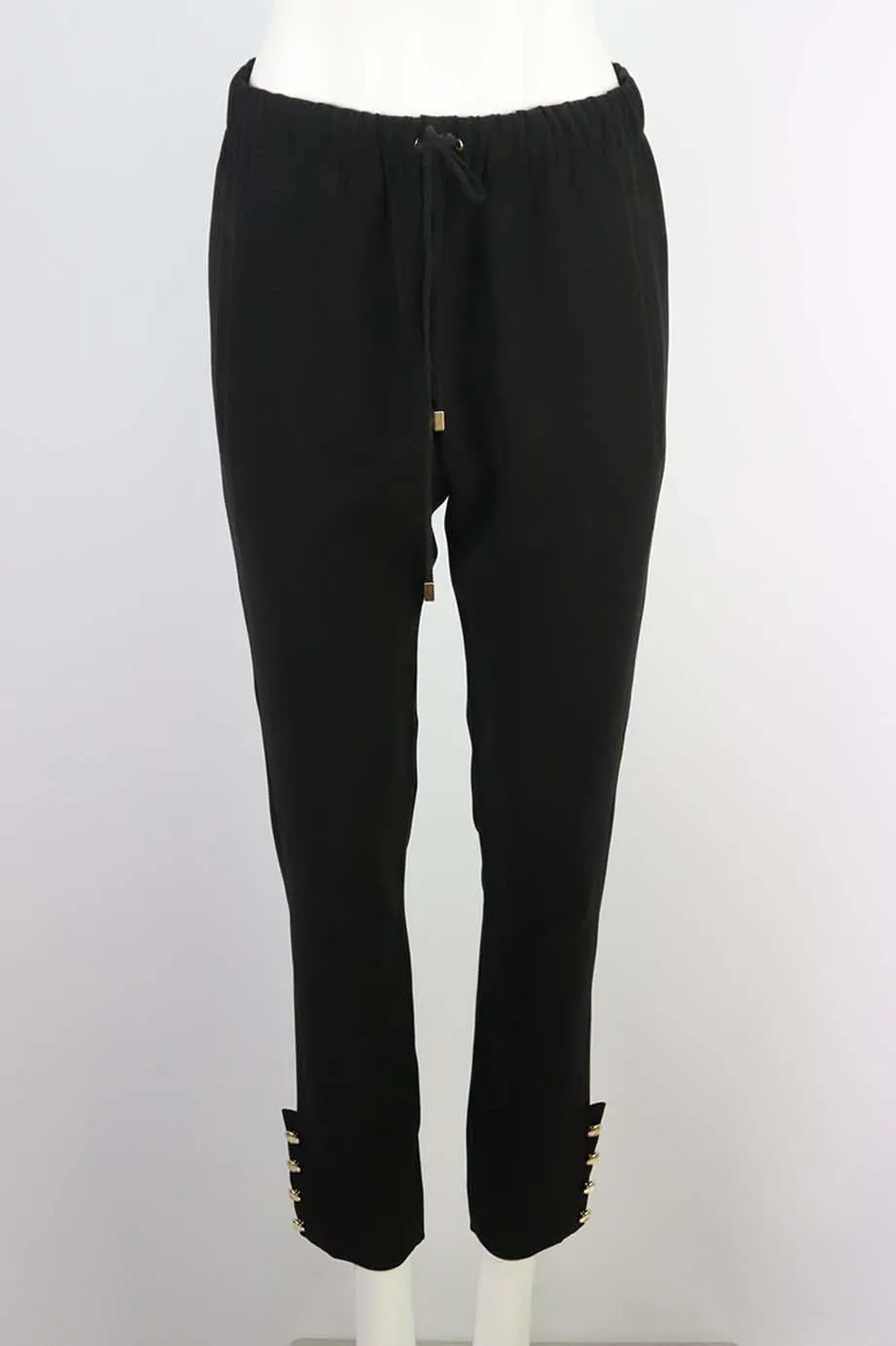 ALEXANDRE VAUTHIER SATIN TWILL PANTS FR 38 UK 10