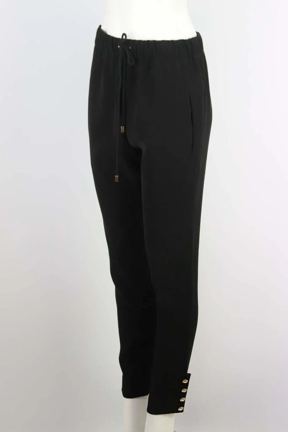 ALEXANDRE VAUTHIER SATIN TWILL PANTS FR 38 UK 10