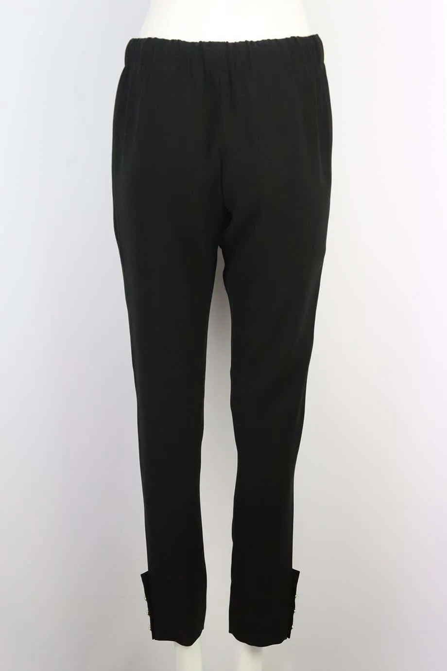 ALEXANDRE VAUTHIER SATIN TWILL PANTS FR 38 UK 10