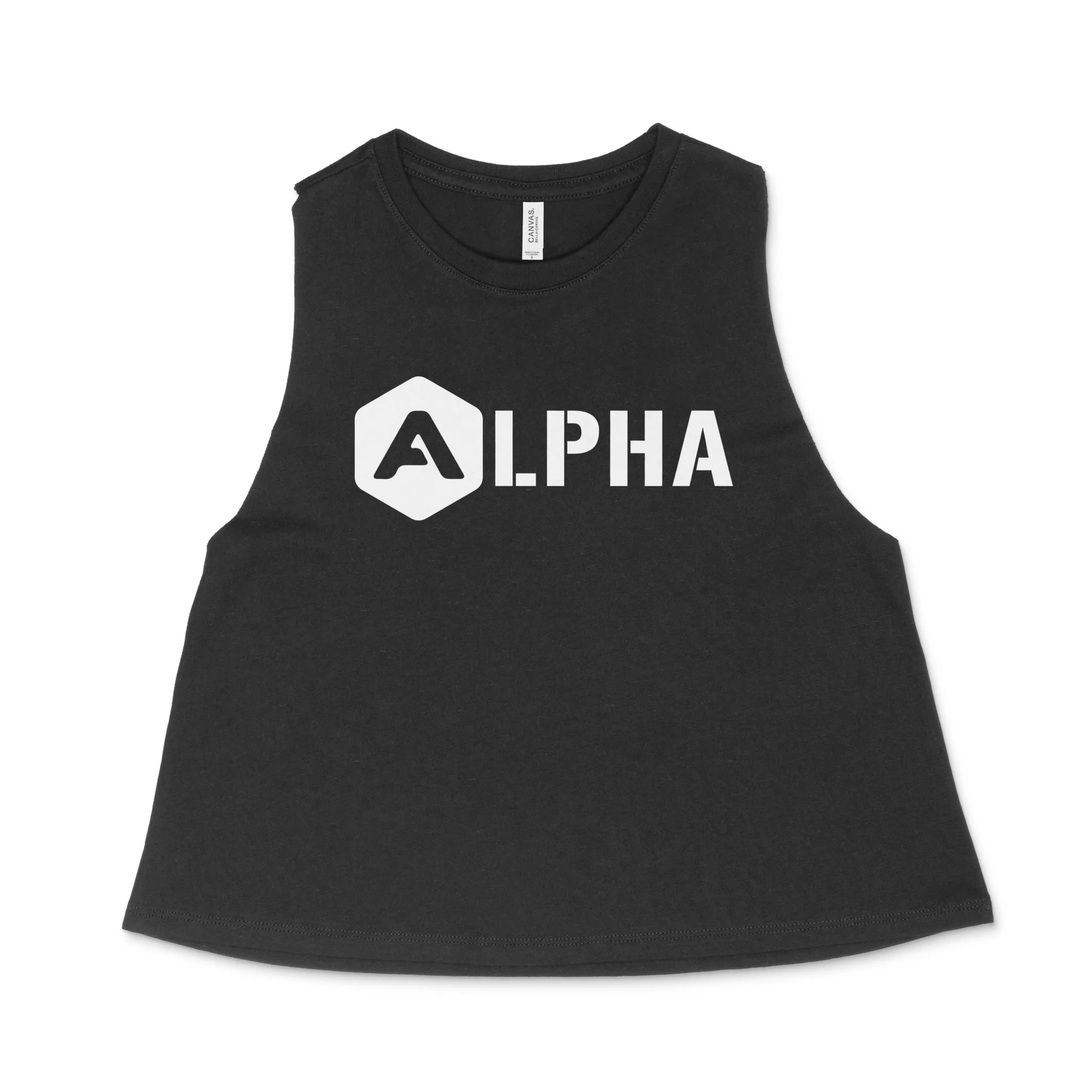 Alpha Women's Racerback Cropped Tank