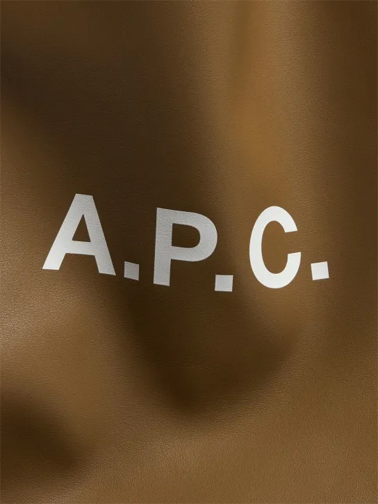 A.P.C.   Small Ninon faux leather tote bag 