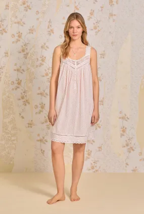 Apricot Floral Eileen Cotton Woven Chemise