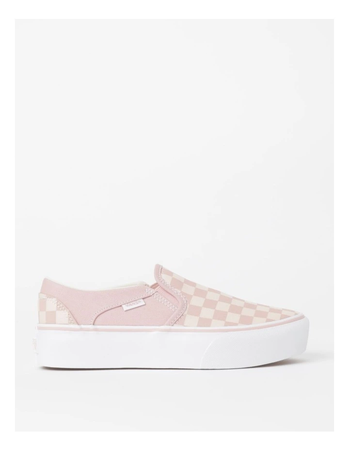 Asher Platform Sneaker in Checkerboard Pink