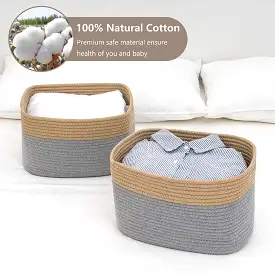 Ashore Shop Classic Rope Woven Style Basket Storage Container