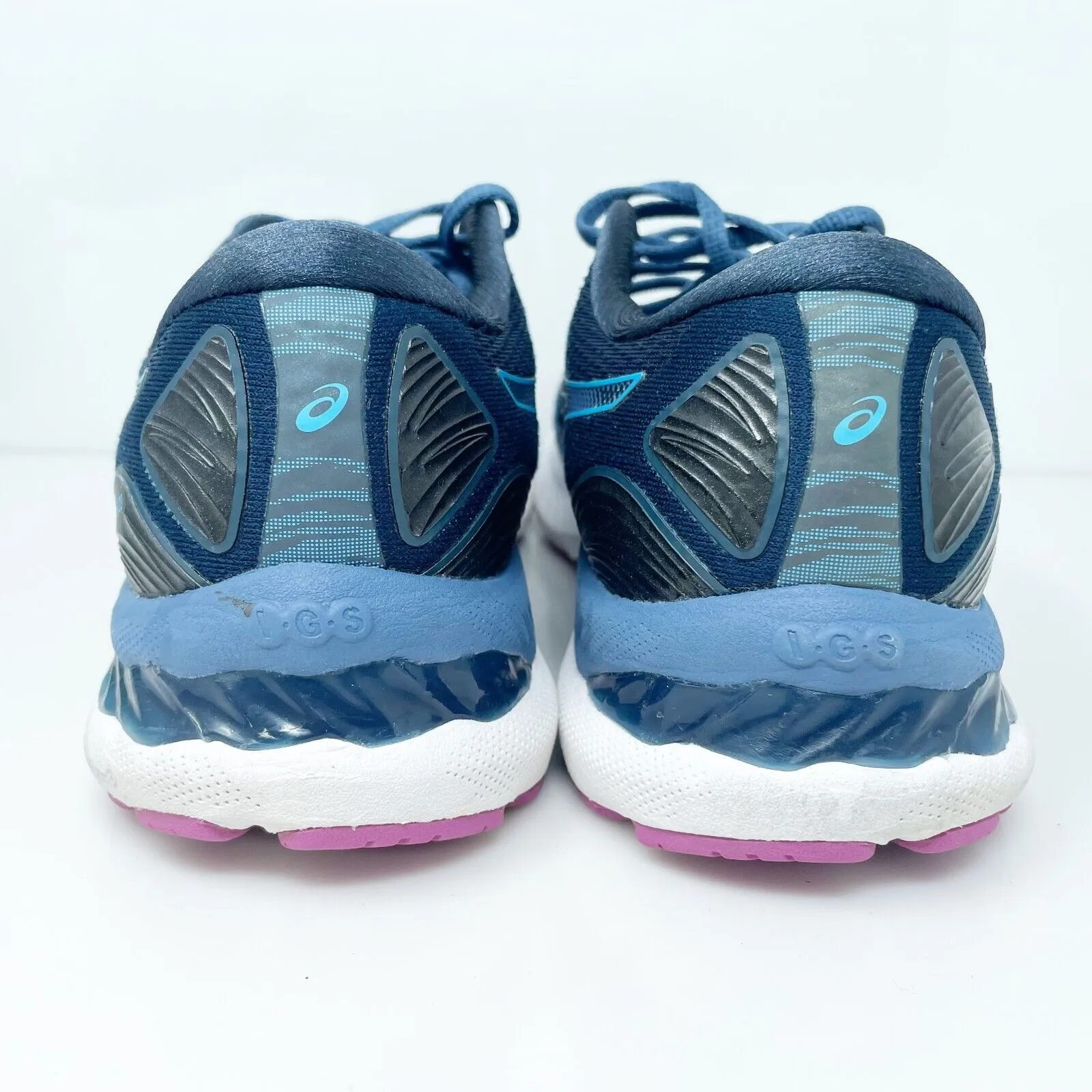 Asics Womens Gel Nimbus 23 1012A885 Blue Running Shoes Sneakers Size 10