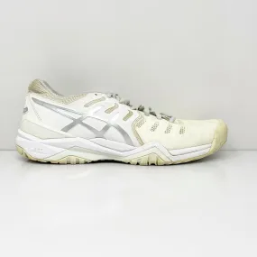 Asics Womens Gel Resolution 7 E751Y White Running Shoes Sneakers Size 7