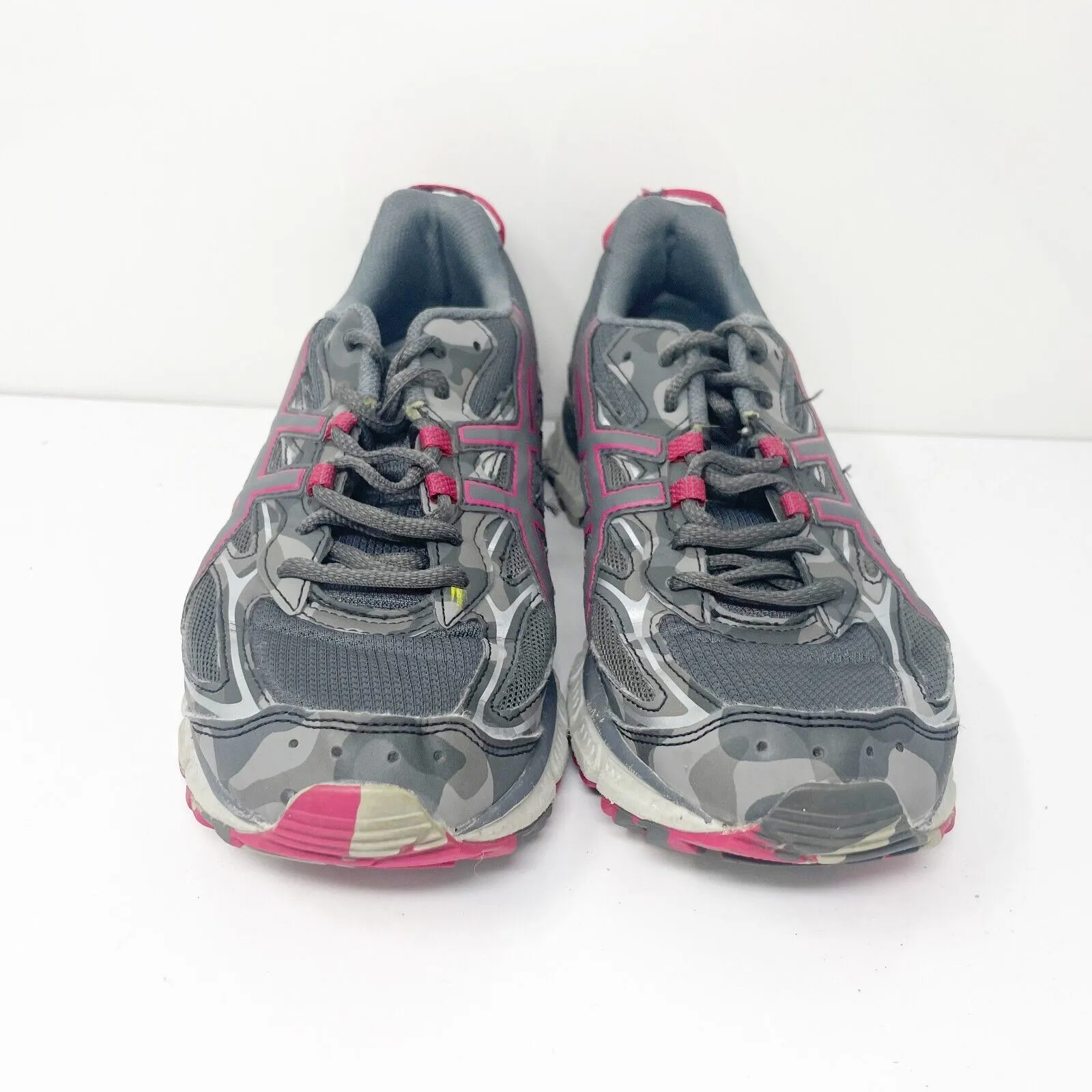 Asics Womens Gel Scram 3 T6K7N Gray Running Shoes Sneakers Size 9