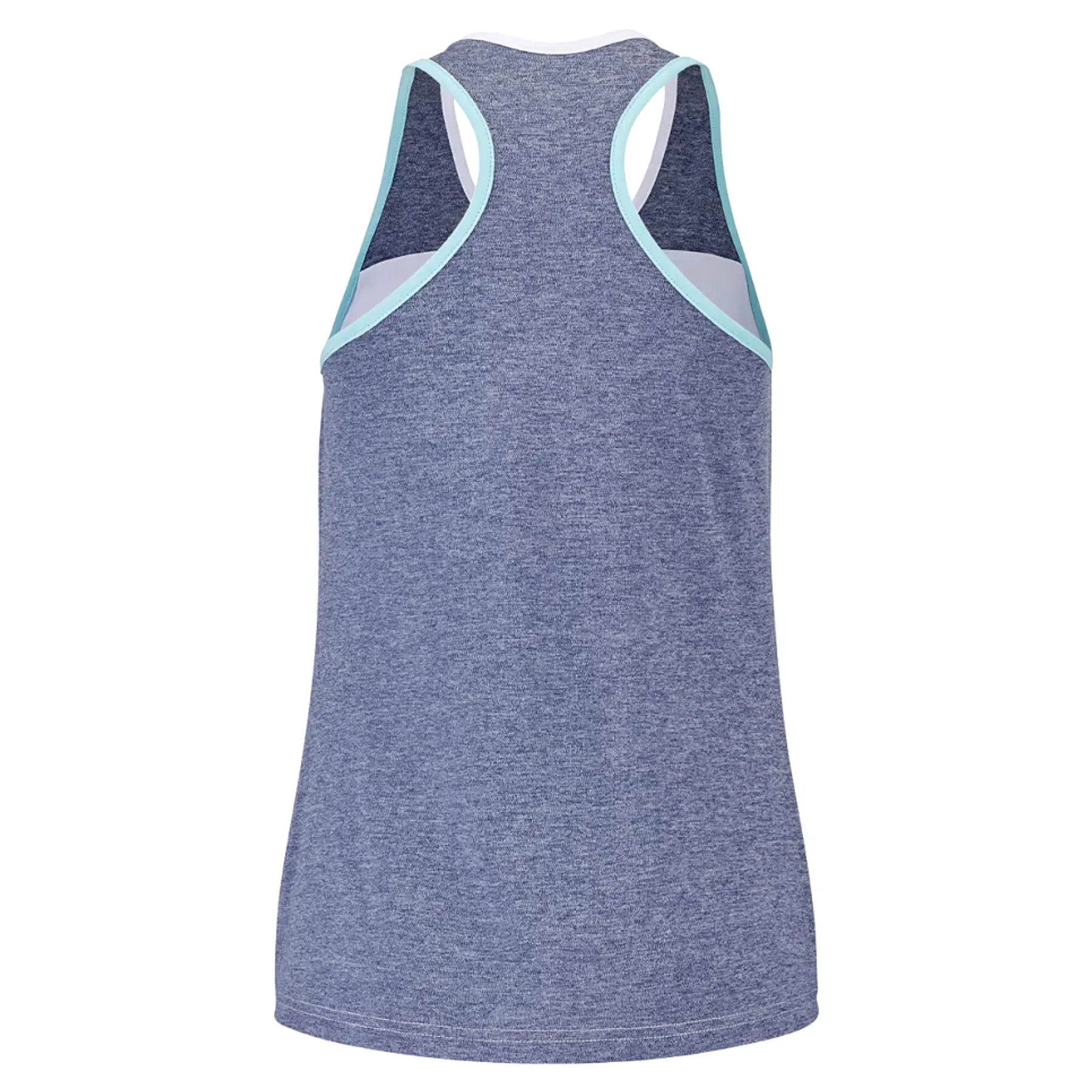 Babolat Play Tank Women Top 1079 - White/Blue Heather