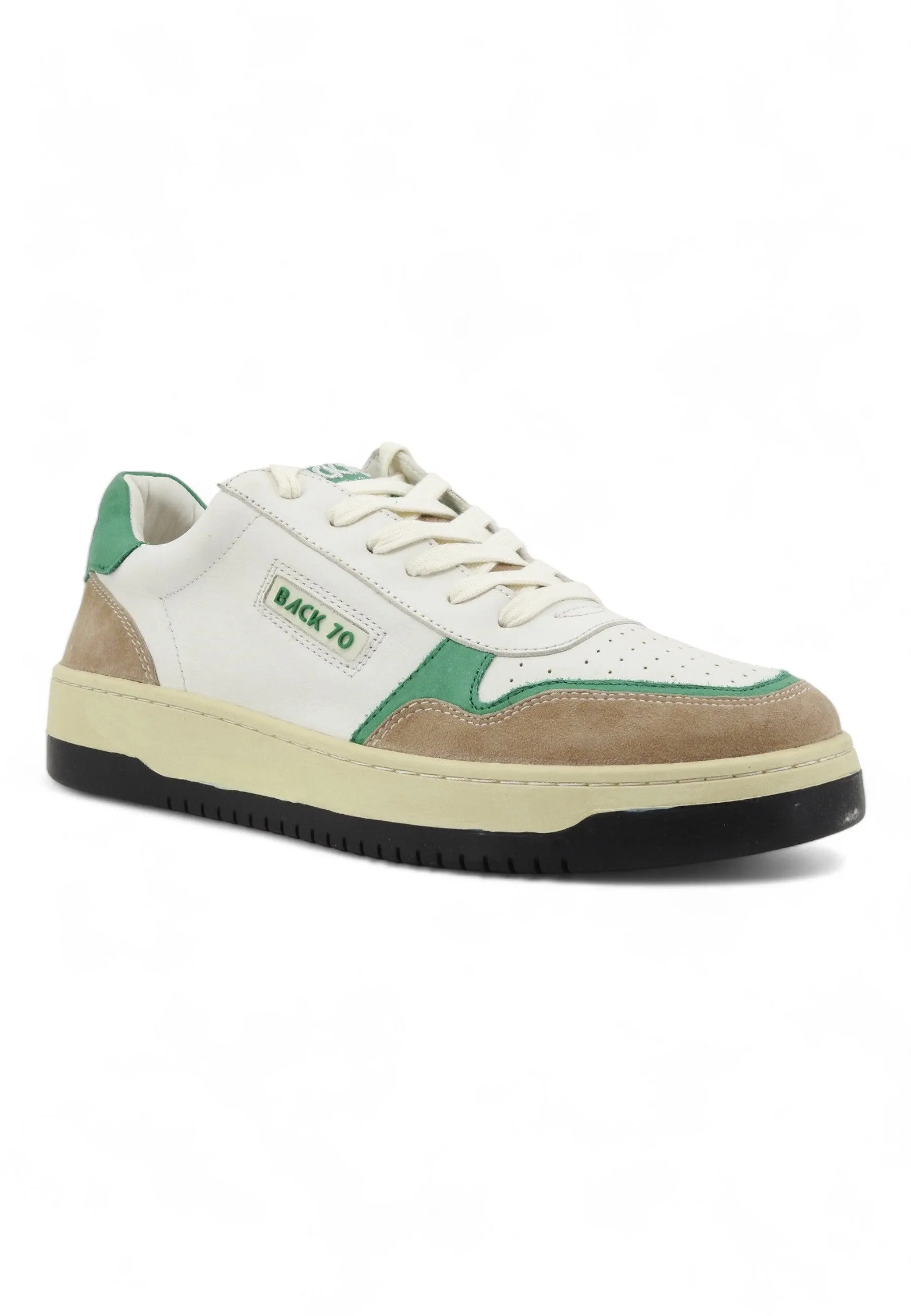 BACK70 Lover Sneaker Uomo Savana Pino Bianco 108002-000401