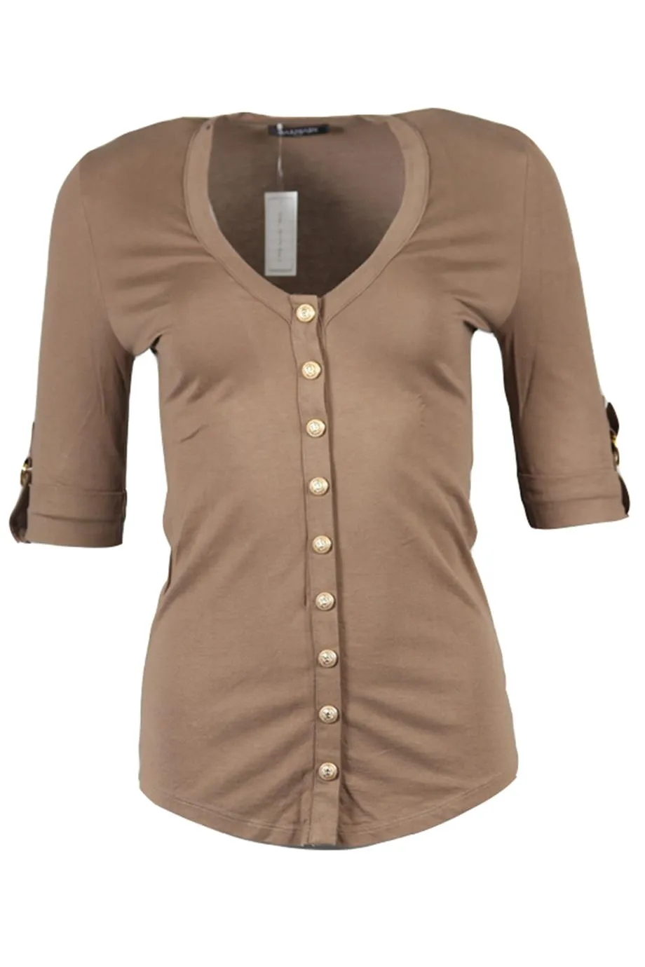 BALMAIN COTTON TOP FR 38 UK 10