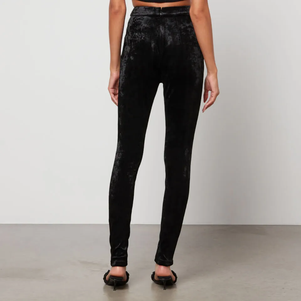 Balmain Velour Skinny Trousers - FR 38/UK 10 | Coggles