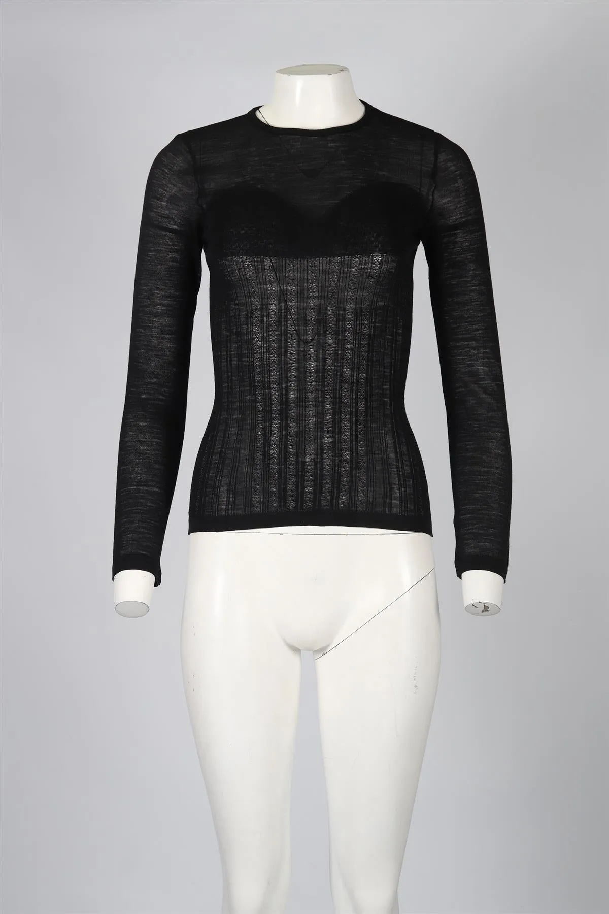 BALMAIN WOOL TOP FR 38 UK 10