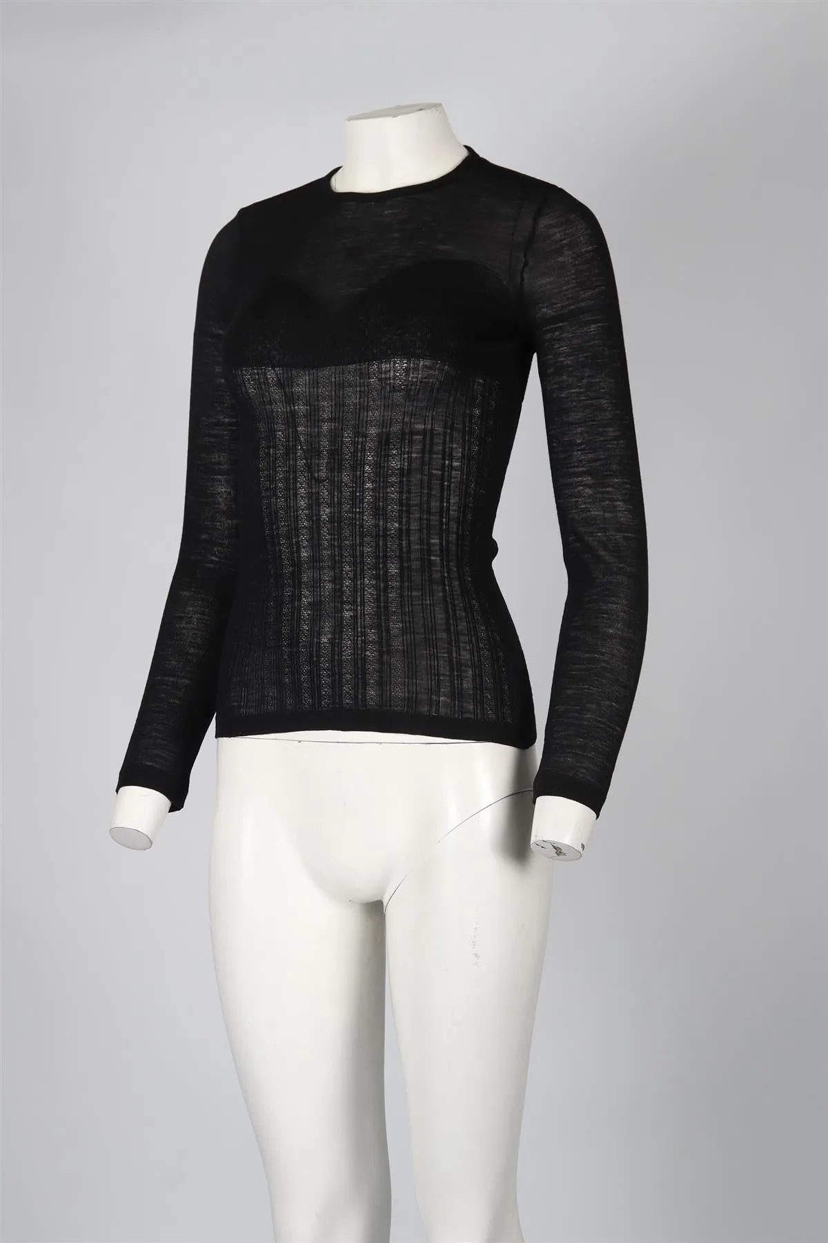 BALMAIN WOOL TOP FR 38 UK 10