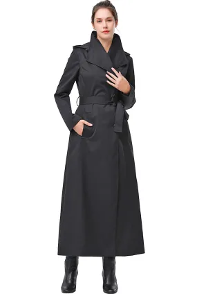 BGSD Women Jessica Waterproof Hooded Long Trench Coat