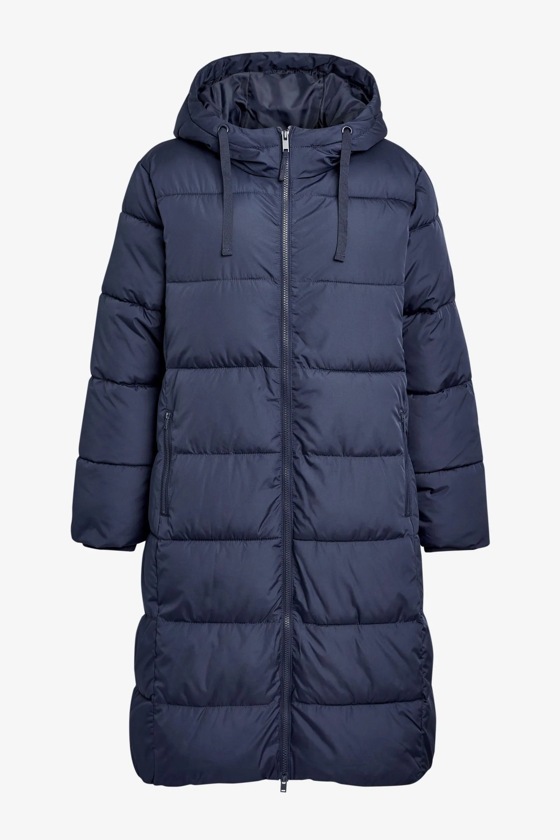 Blue Long Puffer Coat