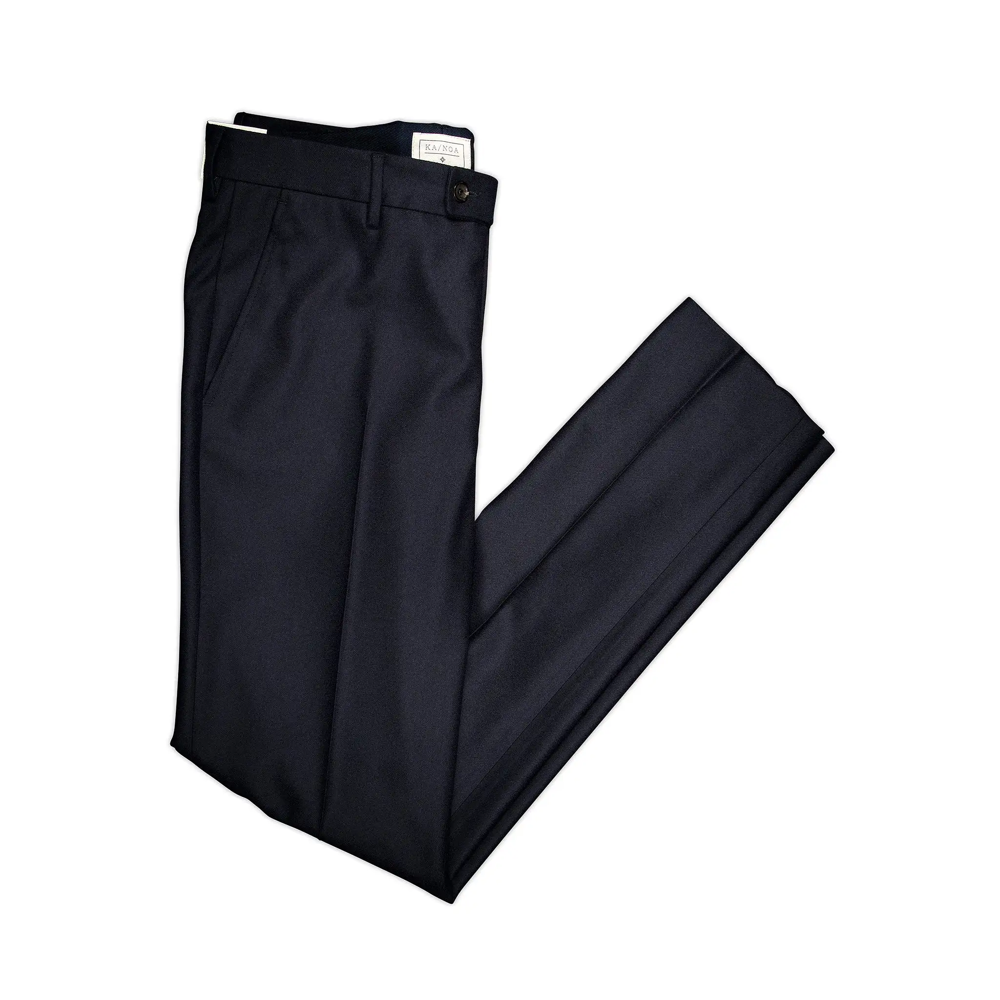 Boris chino pants Superfine Luxury Wool (dark blue)