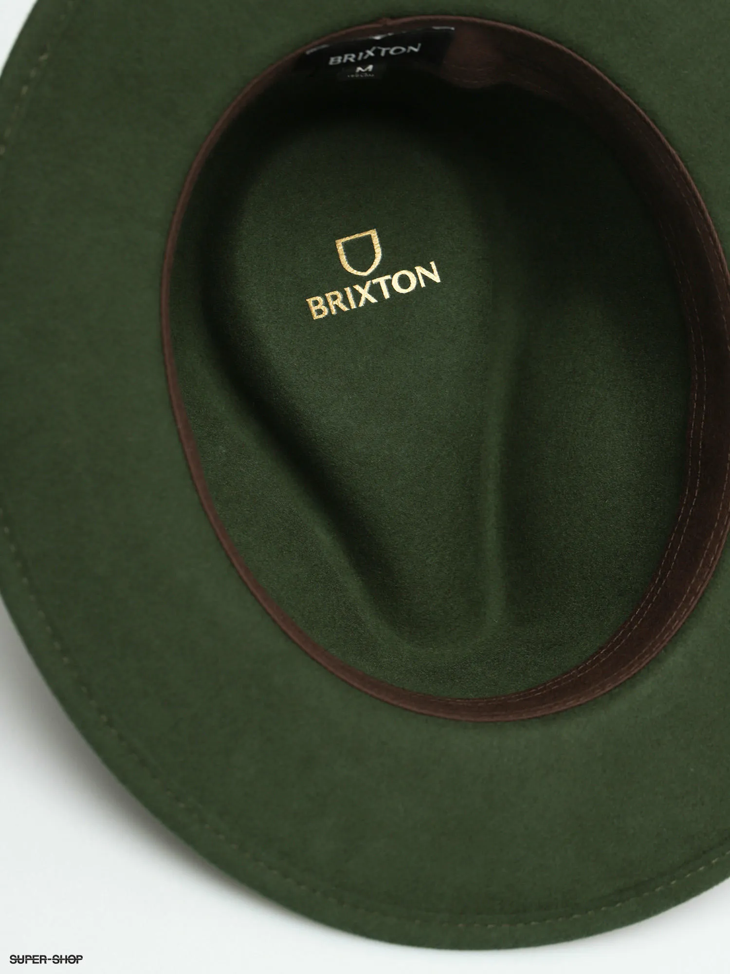 Brixton Messer Fedora Hat (moss)