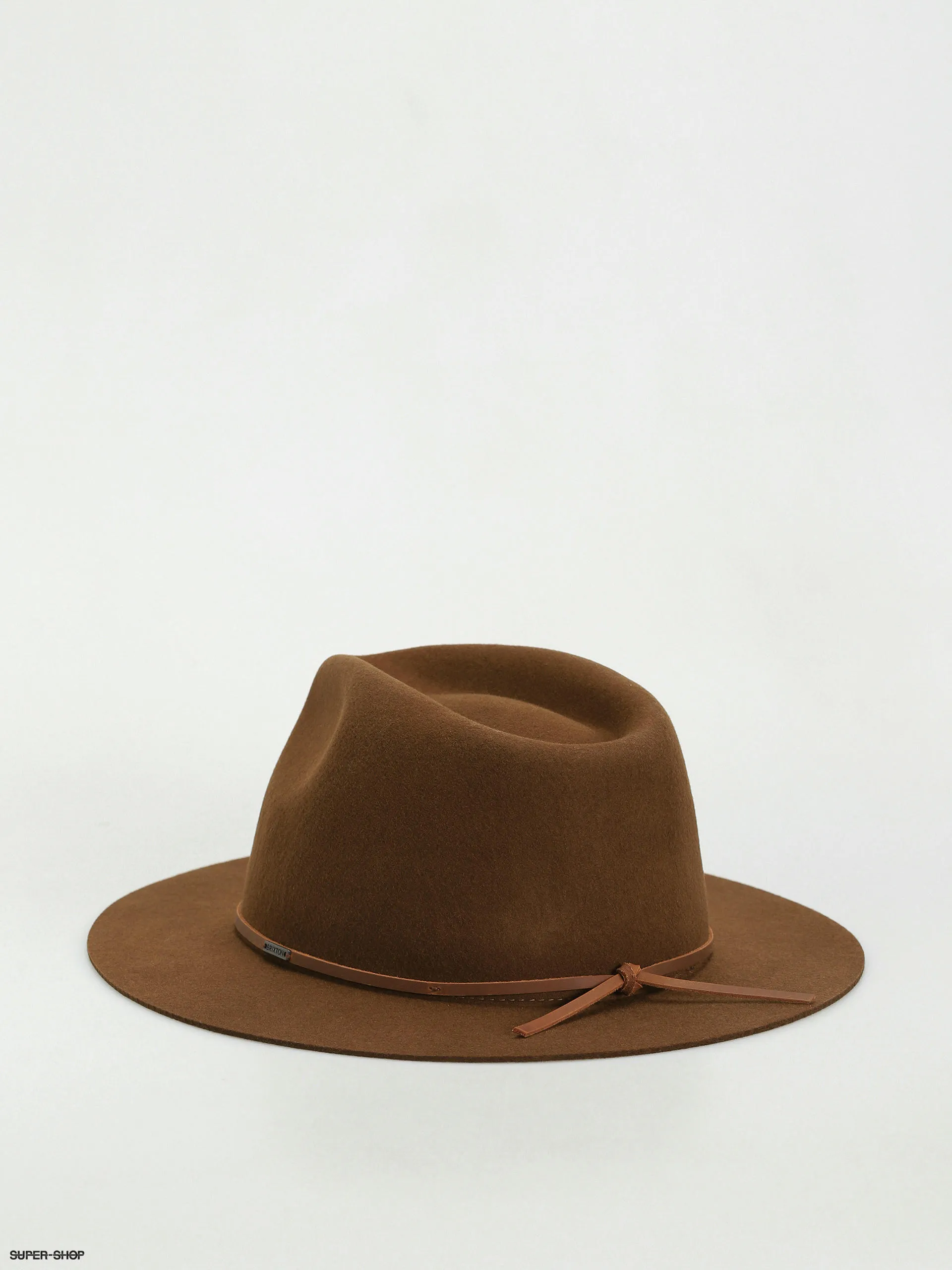 Brixton Wesley Fedora Hat (coffee)