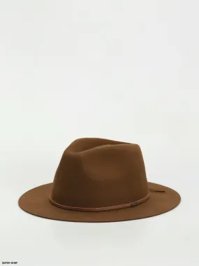 Brixton Wesley Fedora Hat (coffee)