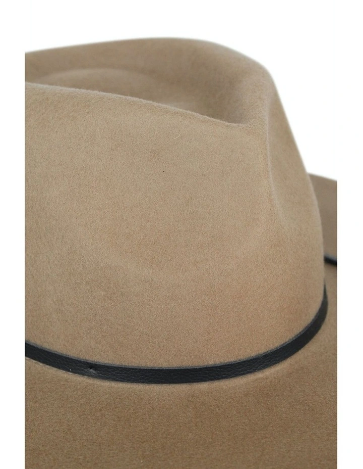 Bronco Fedora Hat in Camel