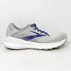 Brooks Womens Adrenaline GTS 22 1203531B045 Gray Running Shoes Sneakers Size 9 B