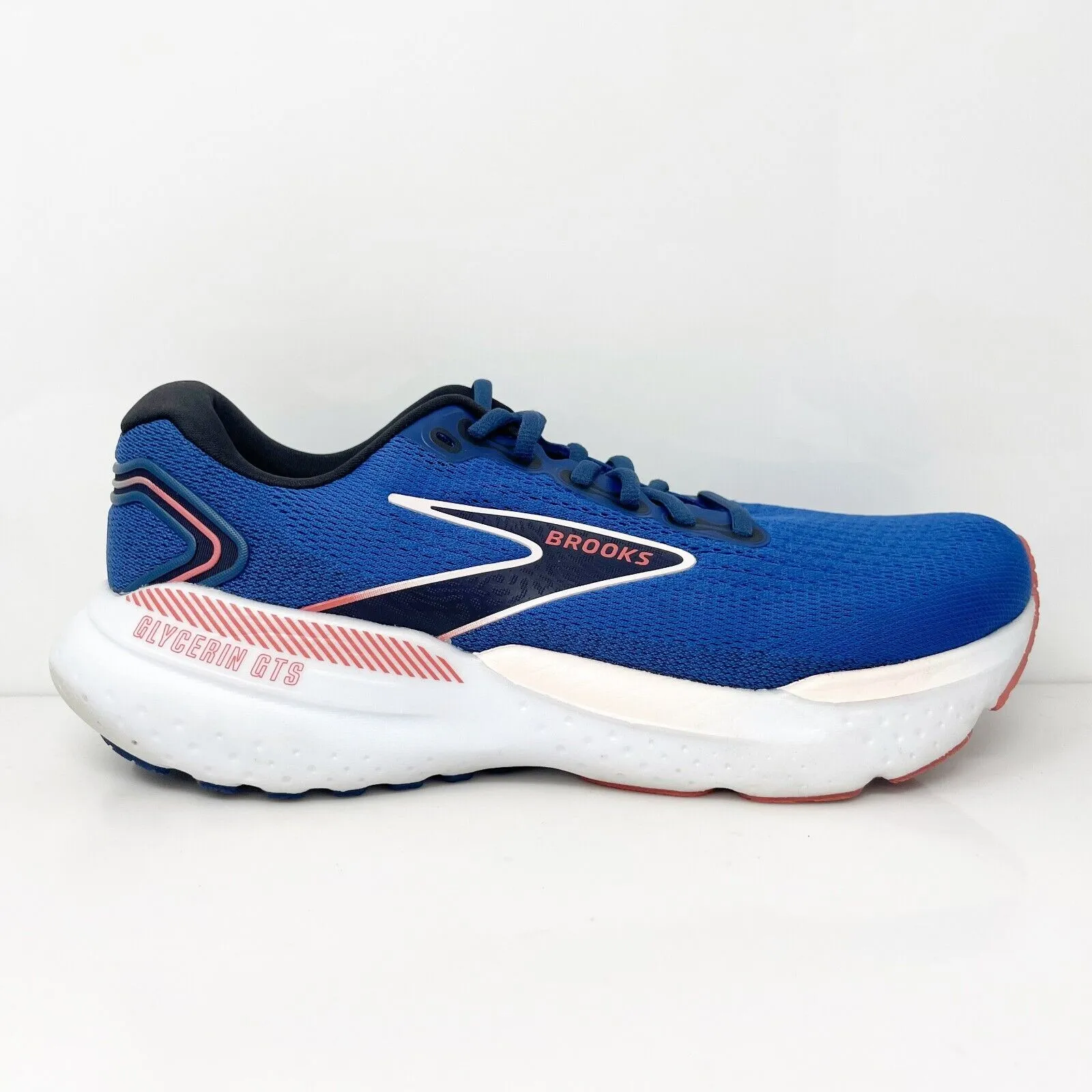 Brooks Womens Glycerin GTS 21 1204091D496 Blue Running Shoes Sneakers Size 10.5D