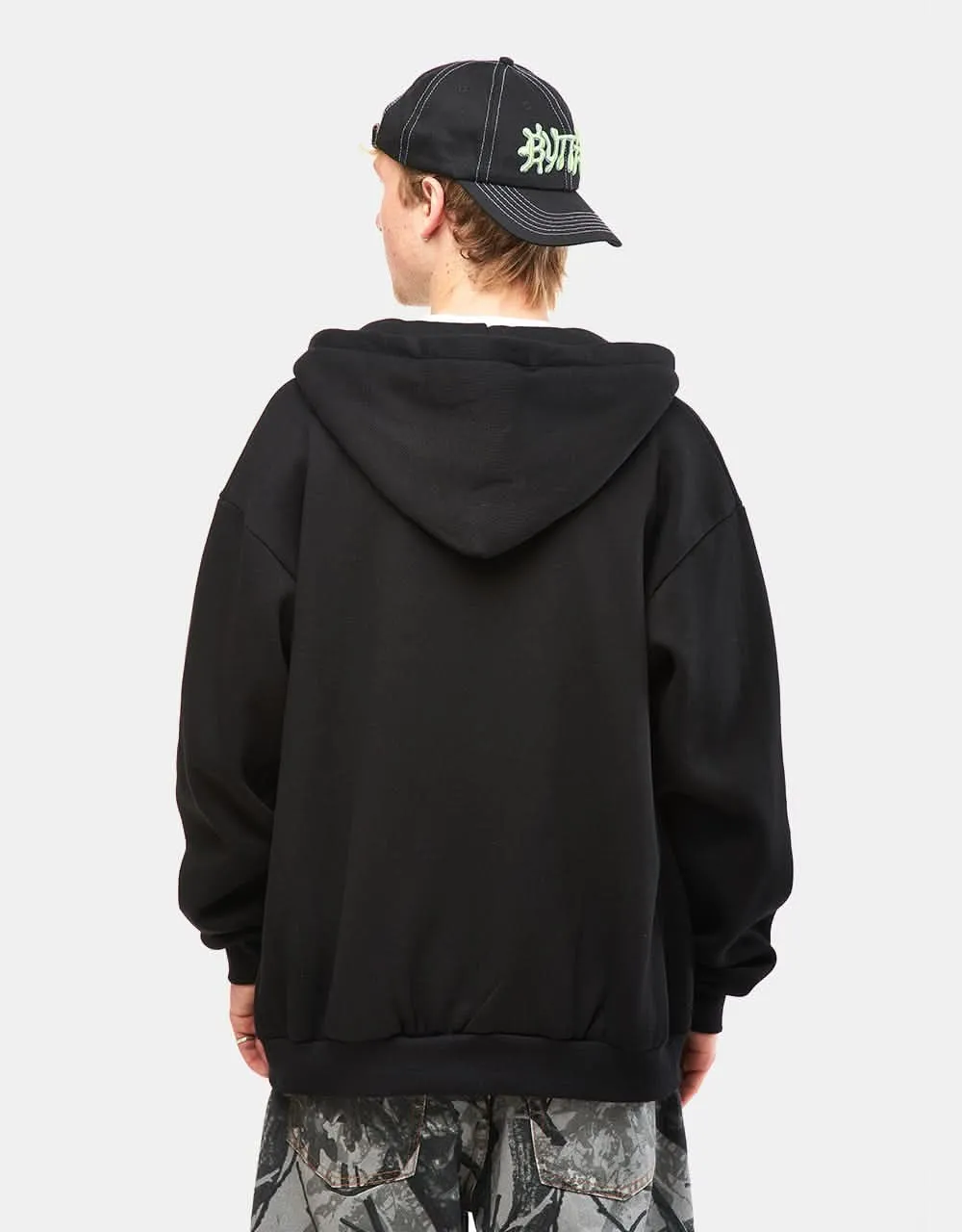 Butter Goods Ink Zip-Thru Hoodie - Black