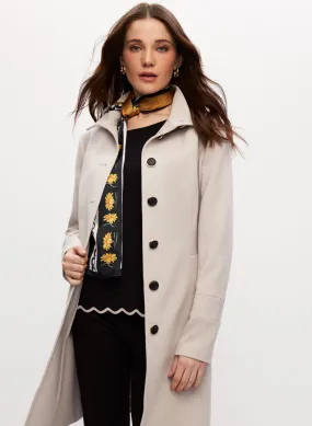 Button Front Trench Coat