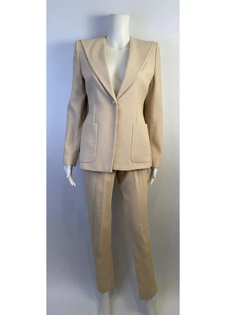 Chanel 01P 2001 Spring Pant Suit Set FR 38 US 4