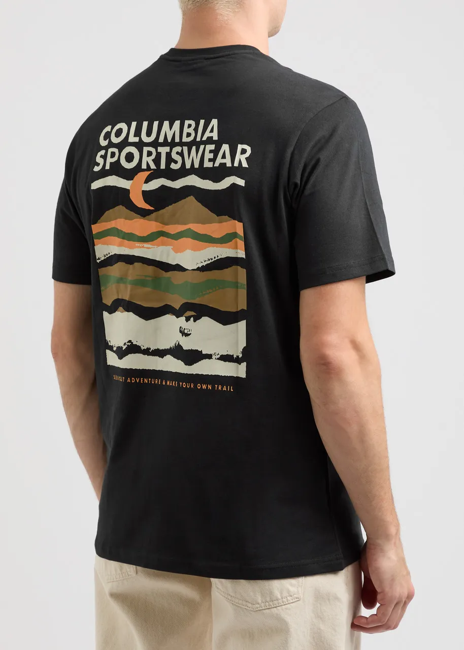 COLUMBIA Explorers Canyon™ printed cotton T-shirt  -                         -                     -                