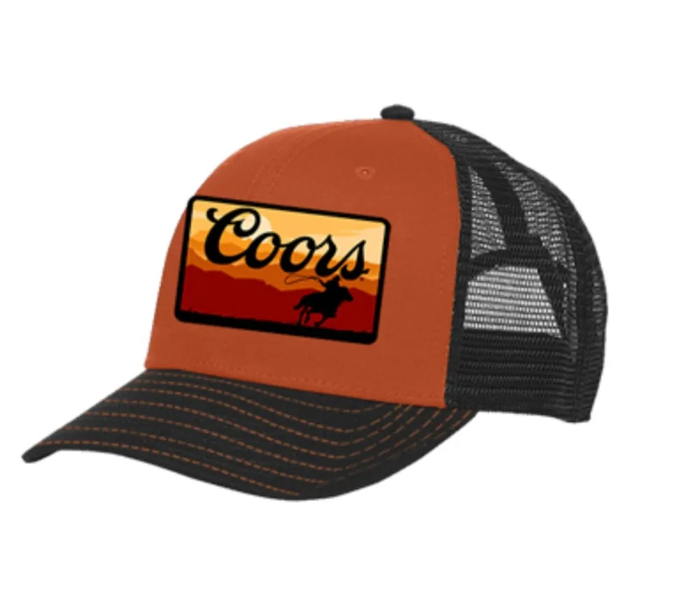 Coors Rust Sunset Patch baseball cap