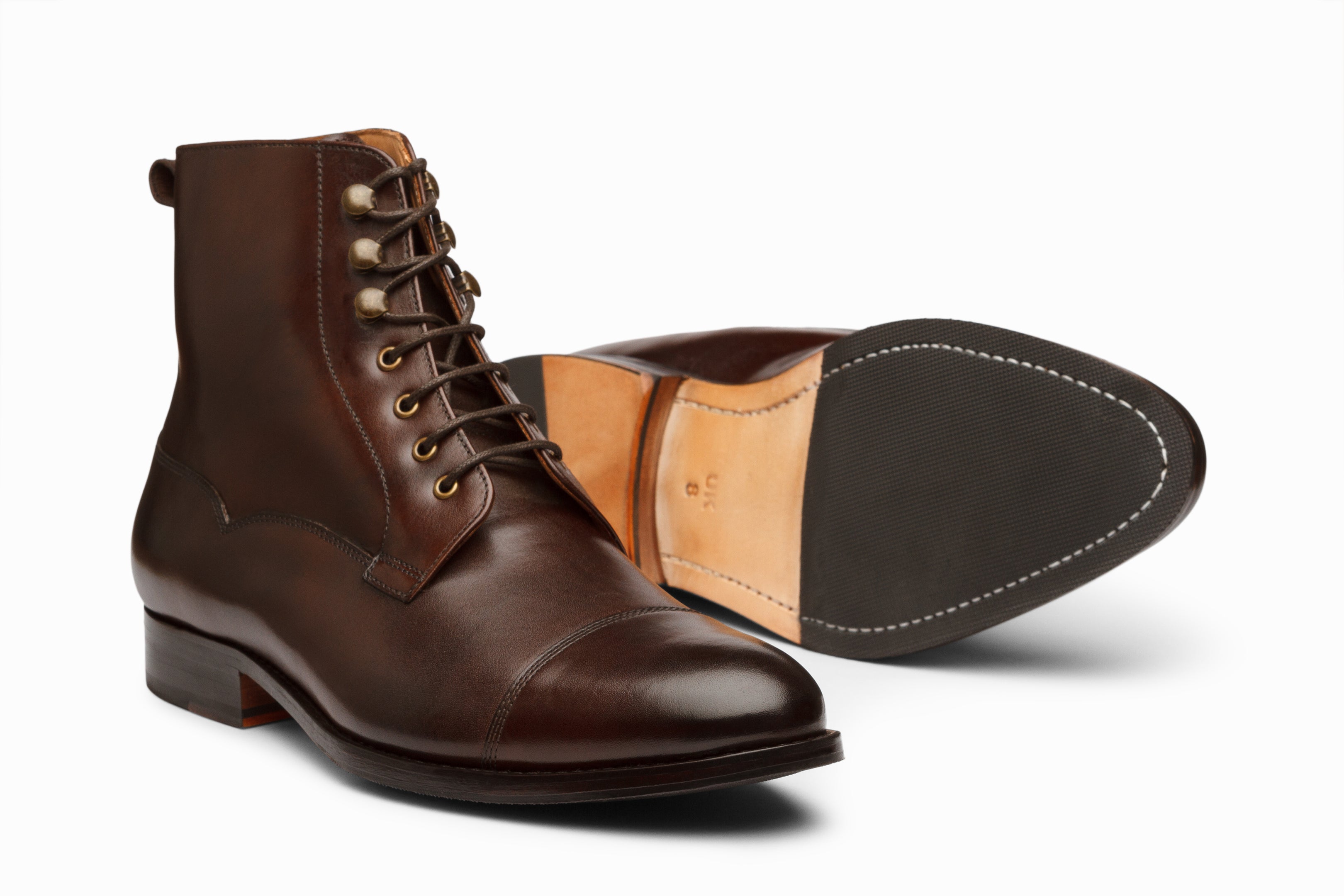 Derby Boot - Dark Brown