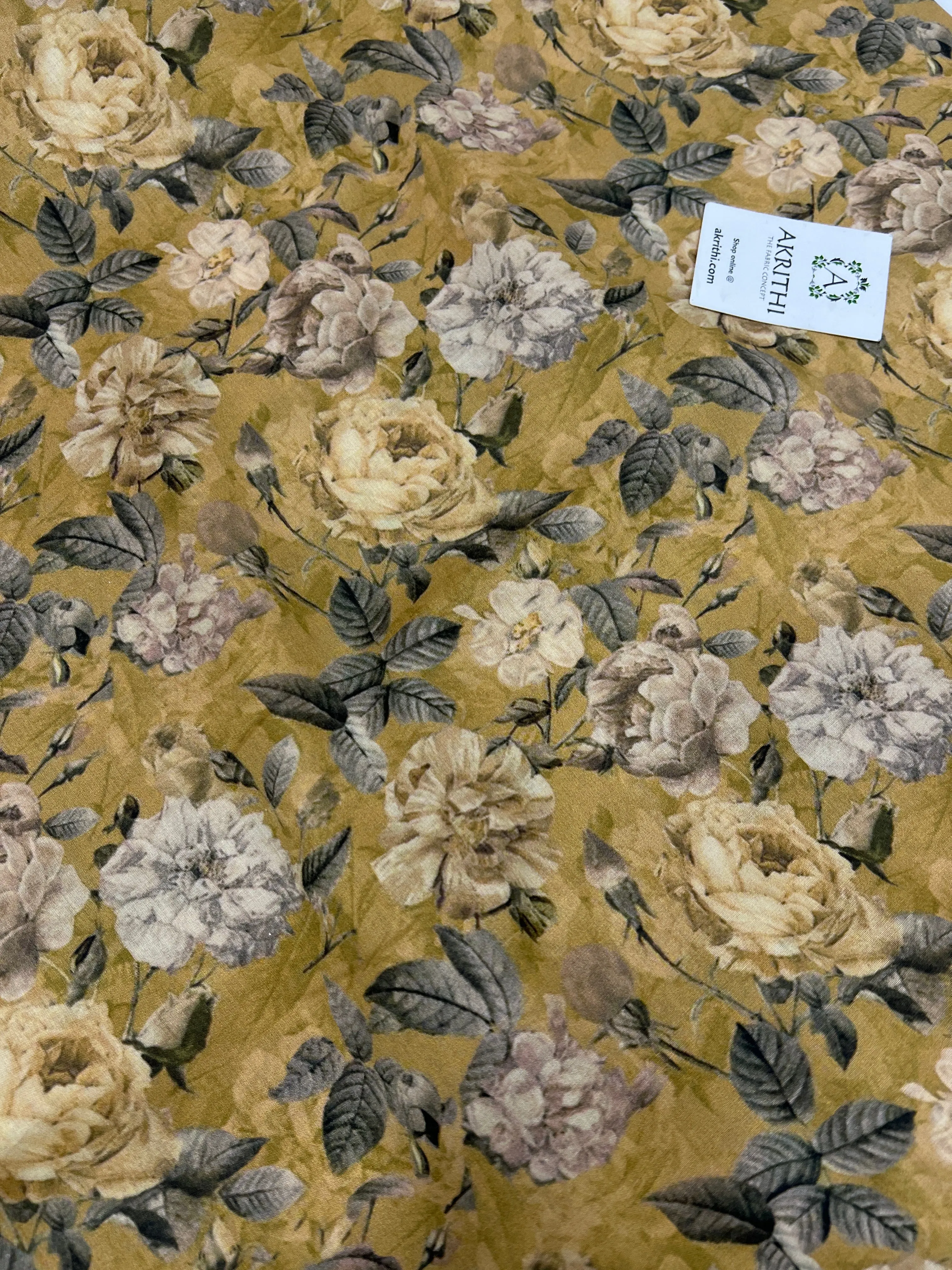 Digital Printed pure cotton fabric