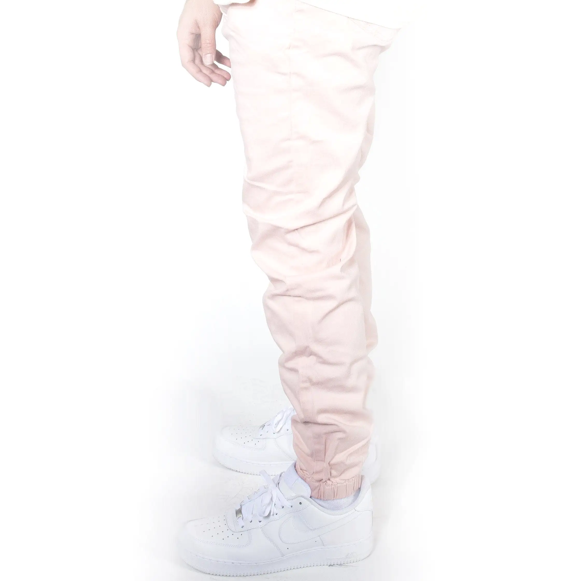 Dirty Pink Twill Jogger Pants JG804