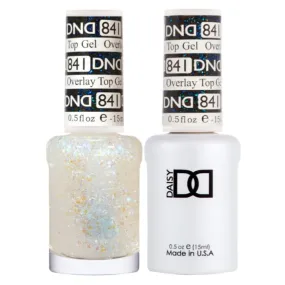 DND Duo Matching Color - OVERLAY GLITTER TOP GELS Collection - 841