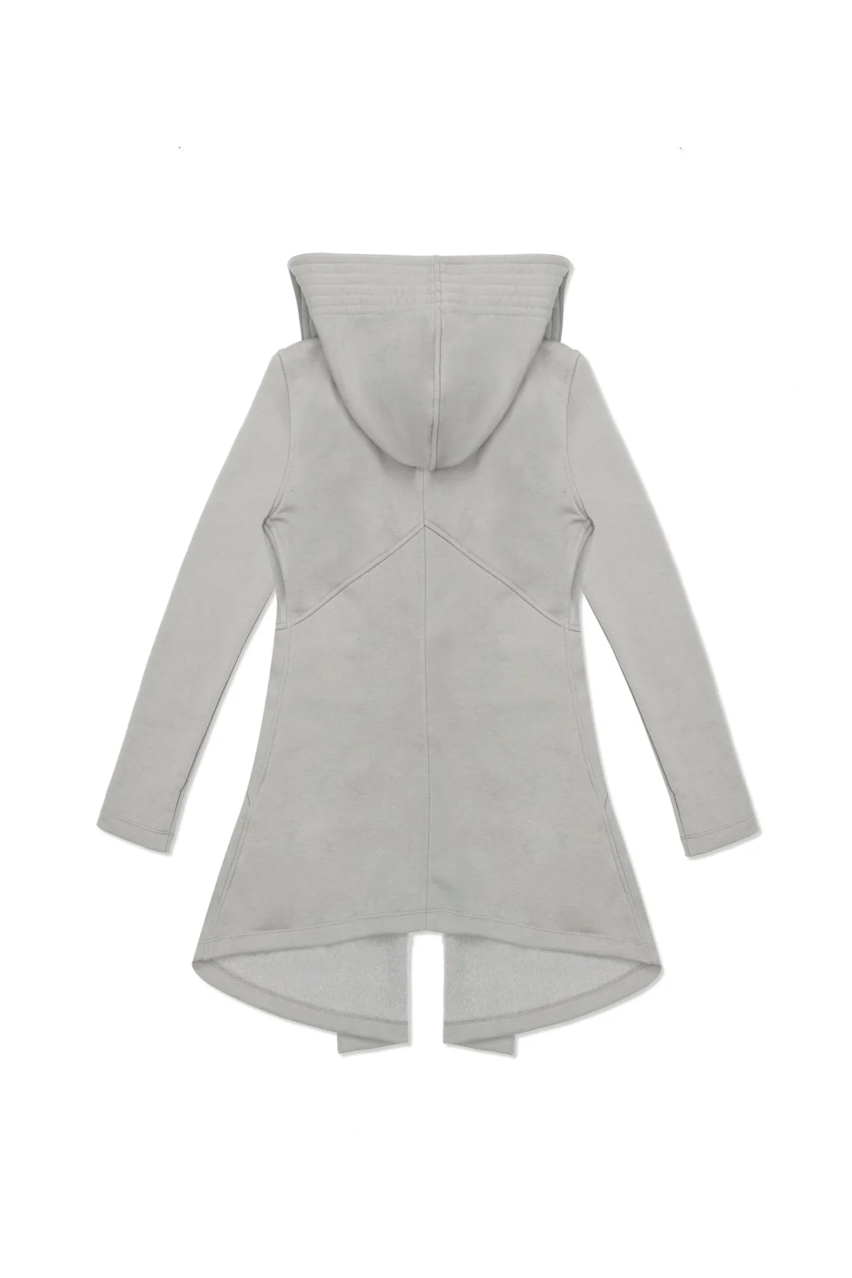 DRAPED HOODIE IN ASH