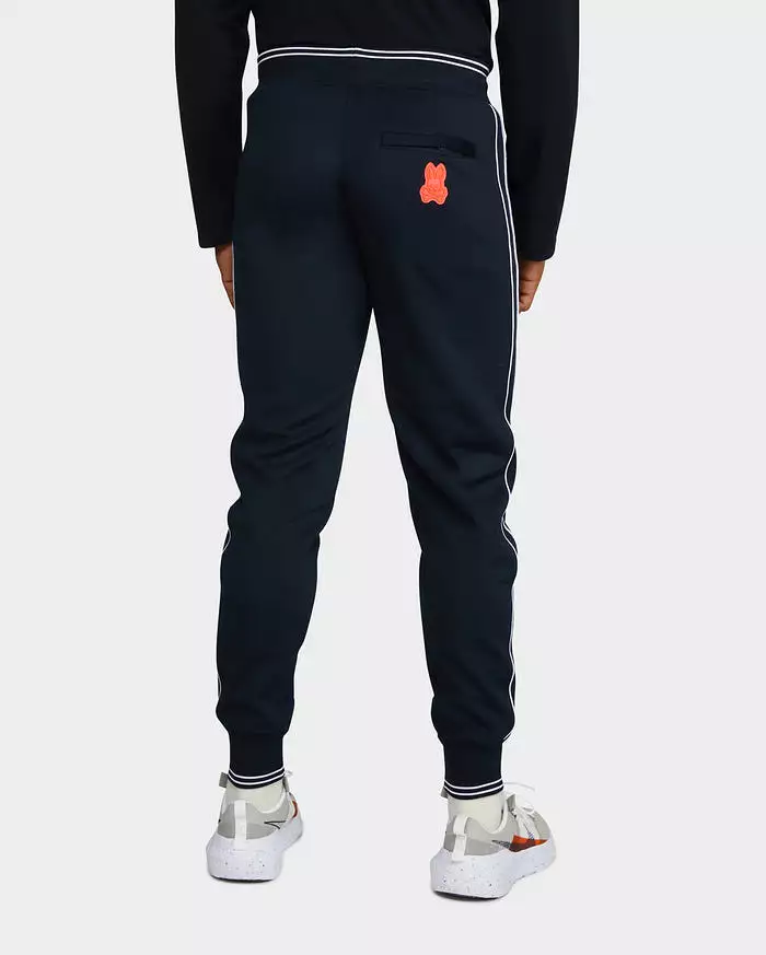 EATON TRACK PANTS NAVY/PINK