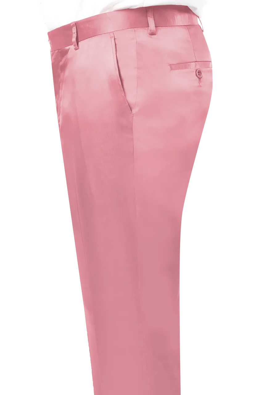 EJ Samuel Pink Satin Pants PS02