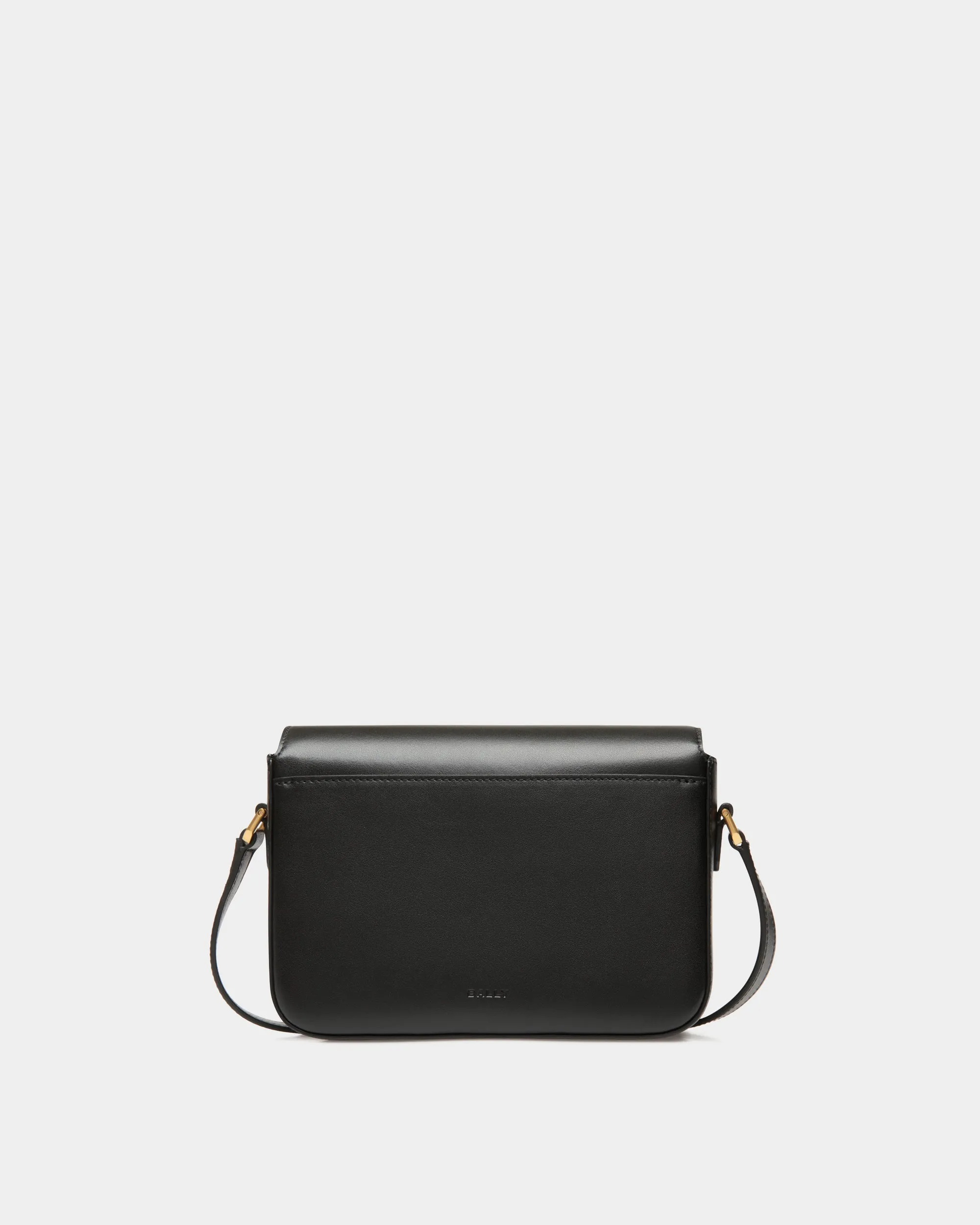 Emblem Small Crossbody Bag In Black Leather