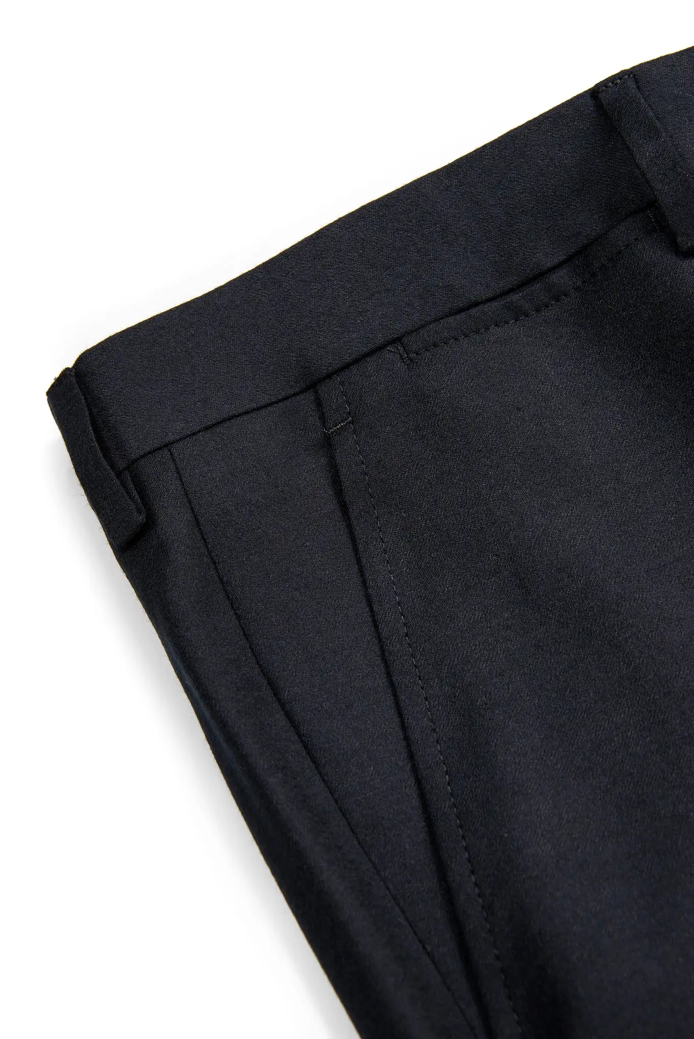 Flavien Chino Pants Cashmere and Wool (dark blue)