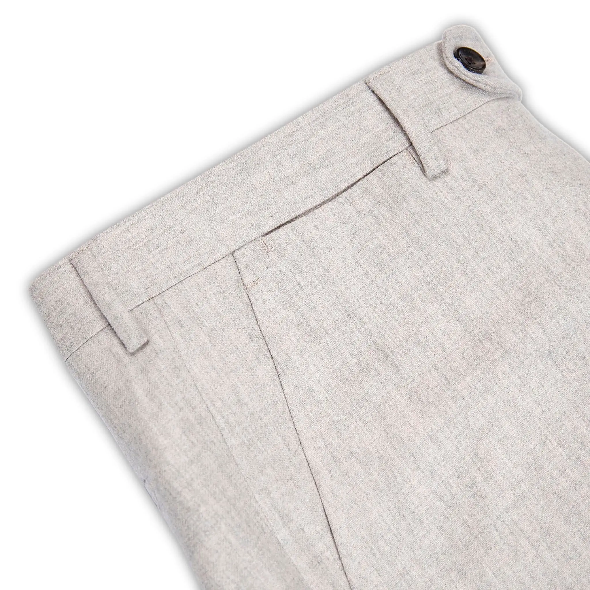 Flavien Chino Pants Wool Flannel (Cord Melange)