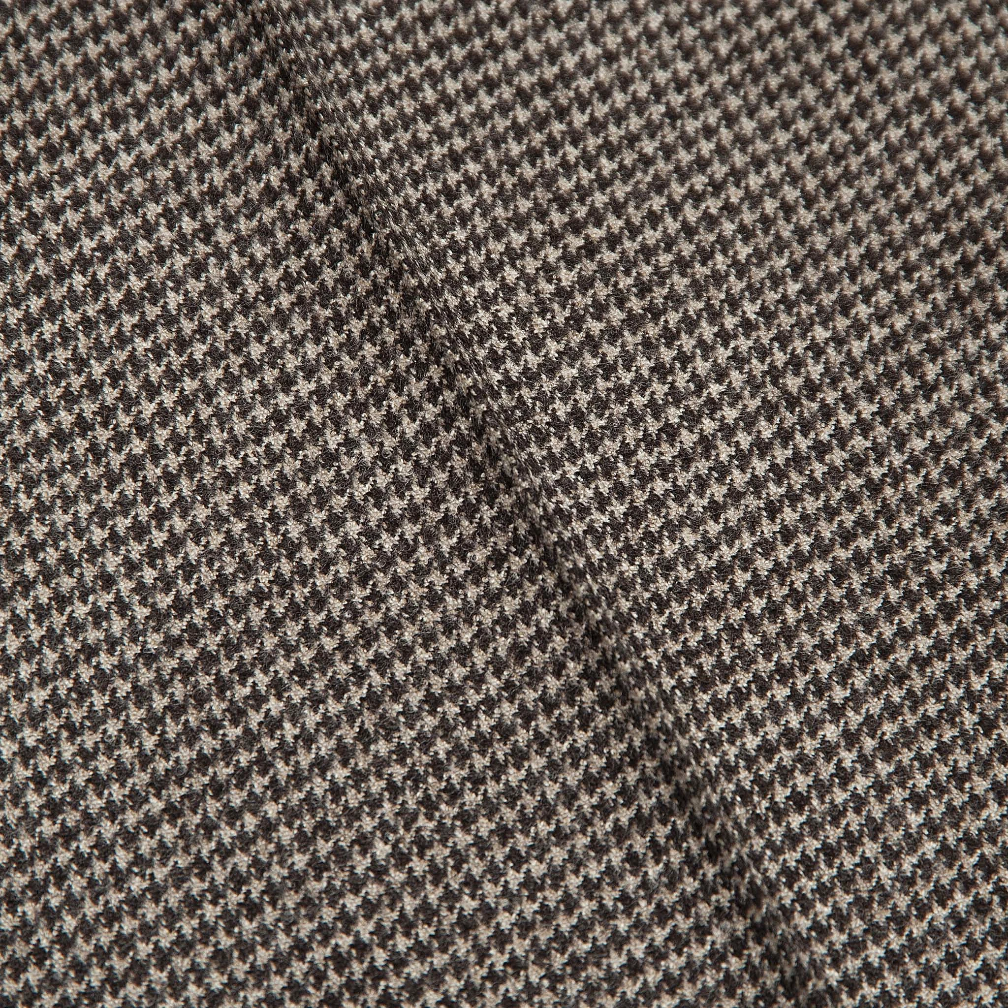 Flavien Chino Pants Wool Pied de Poule Flannel (mountain brown)