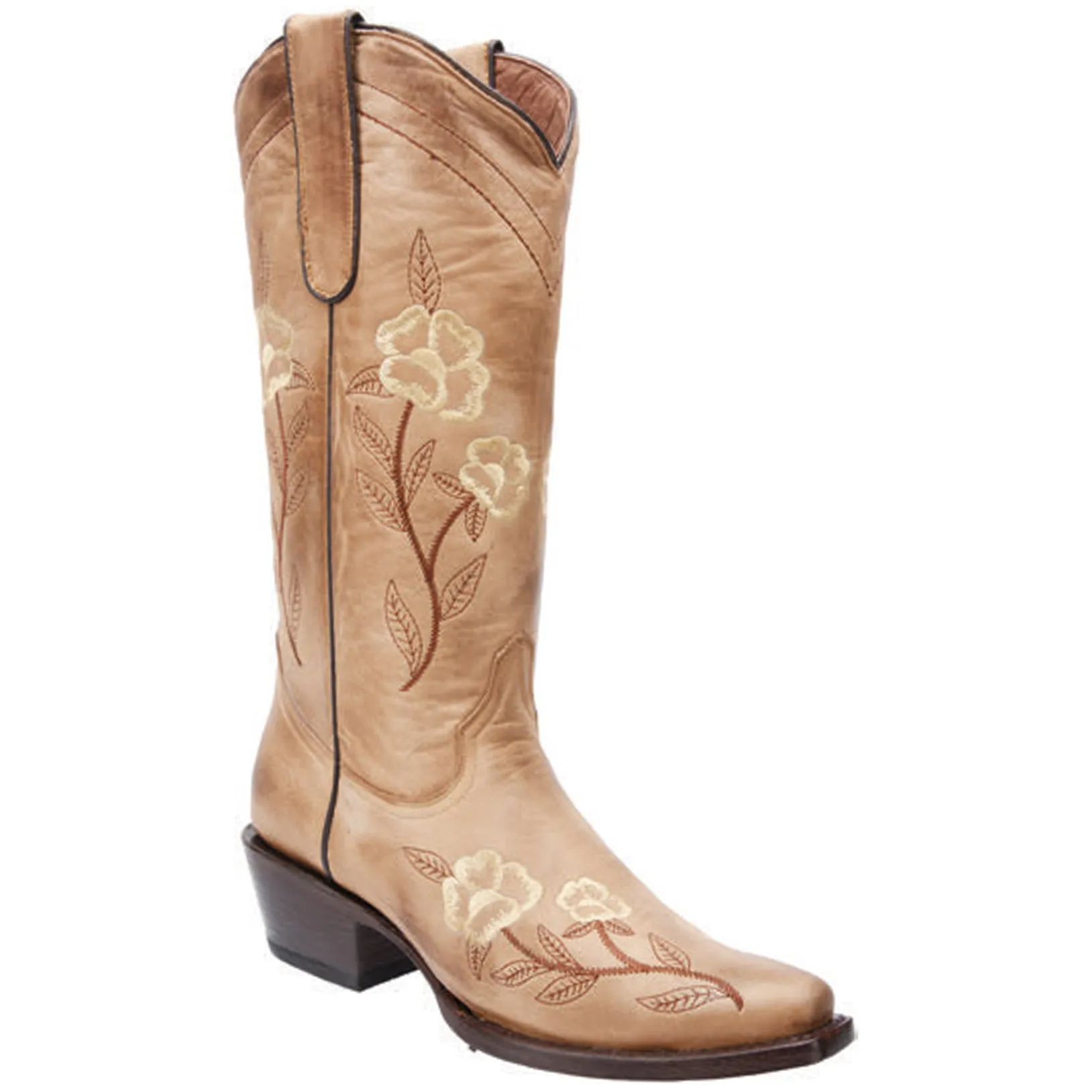 Flowered Cowgirl Boots