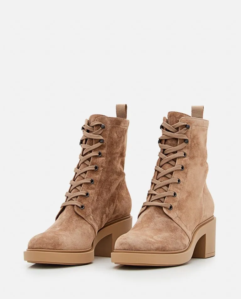 FOSTER LACE-UP SUEDE BOOTS